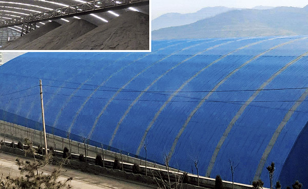 長(zhǎng)治雄山溝里煤礦干煤棚 長(zhǎng)治雄山溝里煤礦干煤棚